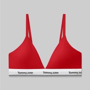 Tommy John Signature Cotton Triangle Bralette Size M